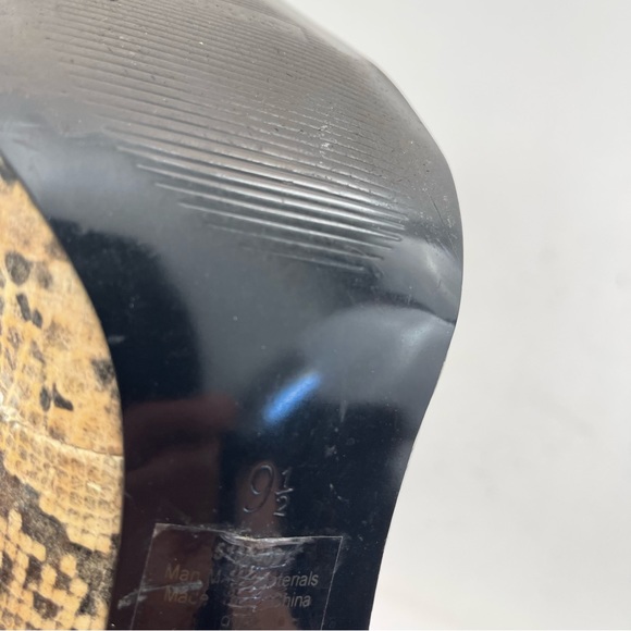 Kelly & Kate Women’s Tan Heels Animal Skin Print 9.5 - Picture 5 of 7